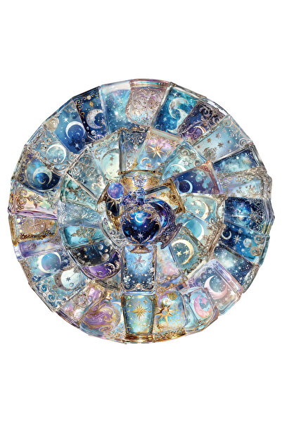 Choice 50 قطعة من ملصقات مراحل القمر الإبداعية المصنوعة من مادة PET الشفافة ل...