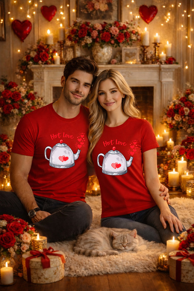 MVRDAR Tricou unisex 100% Bumbac personalizat Colectia Valentineâ€™s Day, Dra...