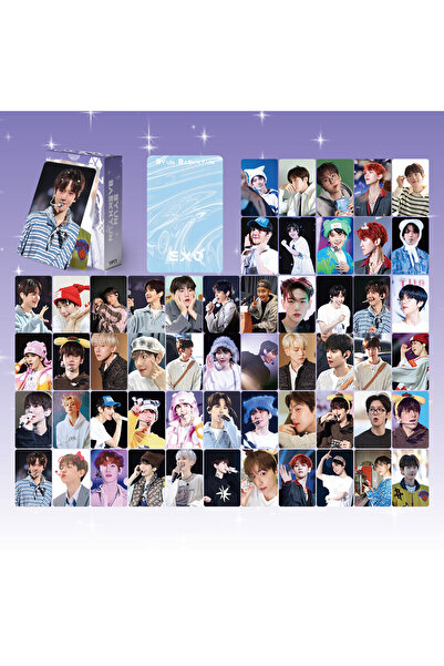 Choice ٥٥ قطعة من بطاقات صور بيكهيون اللامعة ثلاثية الأبعاد - مجموعة بطاقات ص...