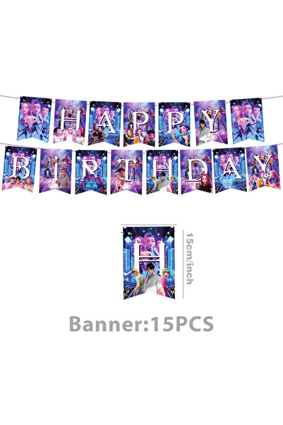 Choice Banner-15PCS New Kpop Demon Hunters Party Favors Baby Shower Kids Girl...