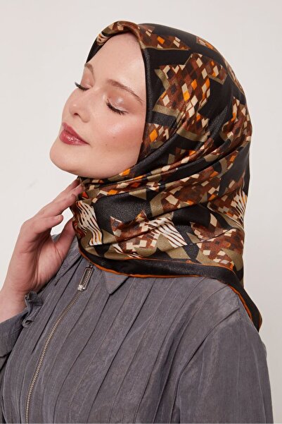 Levidor Houndstooth Geometric Sports Pattern Sparkly Crystal Scarf