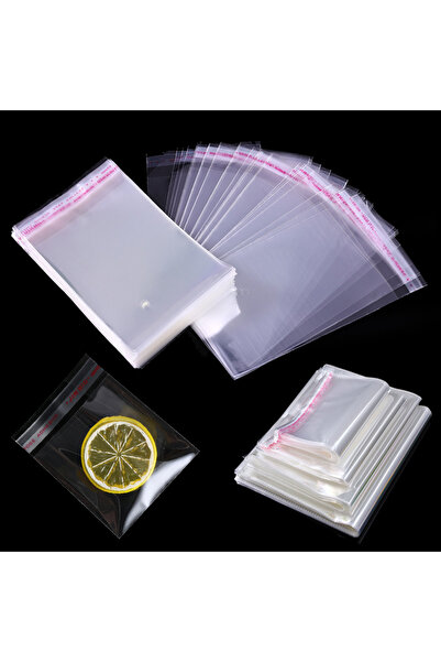 Choice34 100 كيس شفاف ذاتي اللصق، قابل لإعادة الإغلاق، مقاوم للماء، بسماكة 5 ...