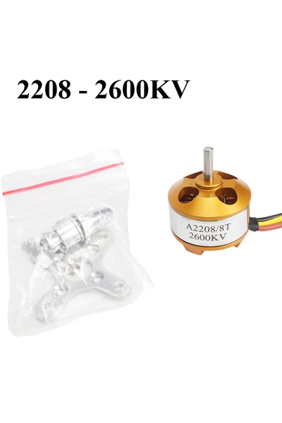 Choice 2208 - 2600KV New Brushless Motor A2208 2208 Motor KV 1000 1100 1400 1...