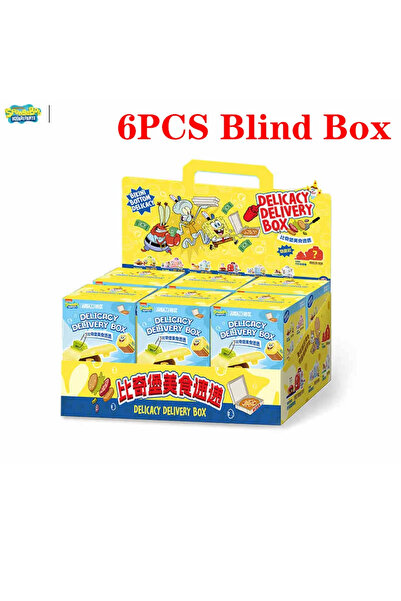 Choice5 مجموعة مكعبات بناء سبونج بوب سكوير بانتس (6 قطع) - صندوق مفاجآت - مكع...