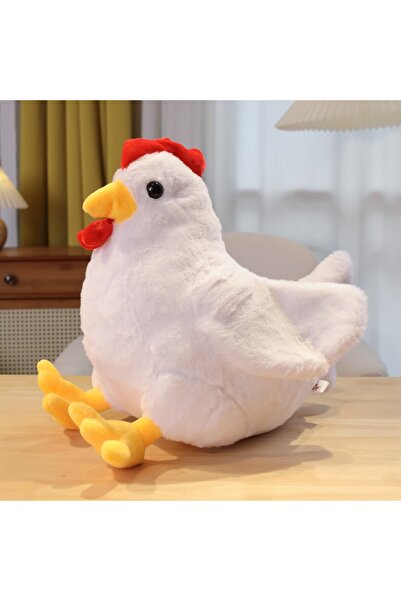 Choice ديك أبيض لطيف كبير الحجم، 30 سم/40 سم، دمية محشوة قطيفة، دمية نوم للأط...