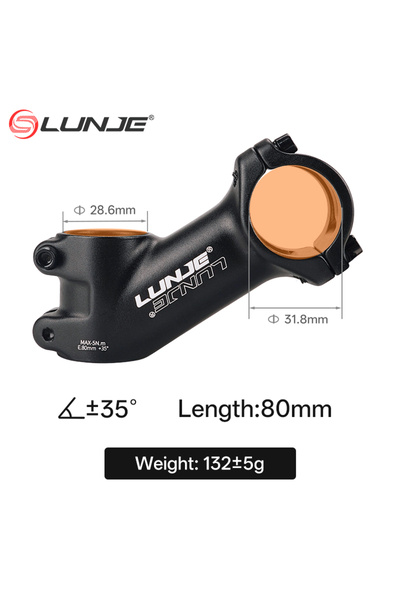 Choice 35Degree-80mm Ultralight Bike Power 60/70/80/90/100/110MM MTB Bike Ste...