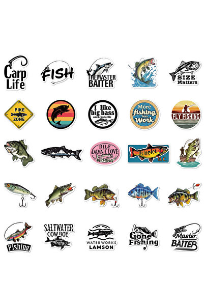 Choice 50 قطعة من ملصقات الجرافيتي للسفر والصيد والغوص في الهواء الطلق - ديكو...