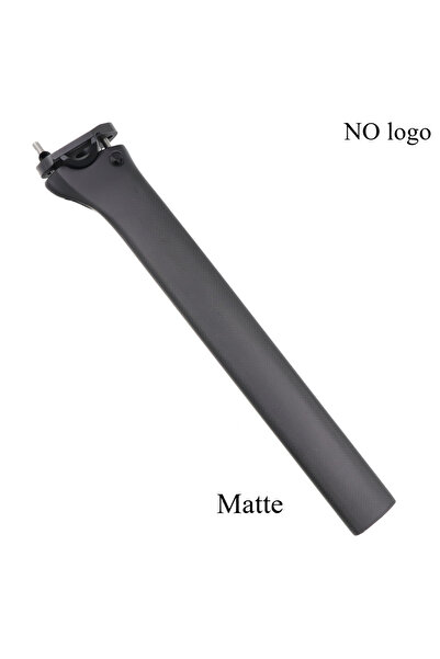 Choice عمود مقعد من الكربون فائق الخفة بزاوية 0 درجة، طوله 340 مم، متوافق مع ...