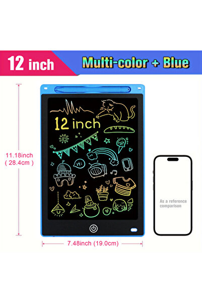 Choice Blue 12 inch Tablets Electronic Handwriting Pad Writing Board Drawing ...