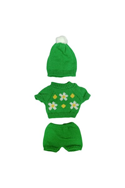 Choice أطقم ملابس صوفية خضراء بأربعة أنماط رائعة لدمى بيبي ريبورن مقاس 13 بوص...