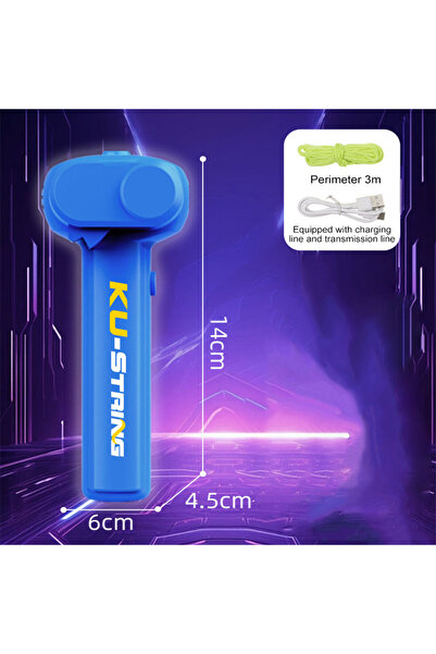 Choice لعبة حبل للأطفال من ديب بلو، تتوهج في الظلام، قاذفة حبل مضيئة محمولة ب...