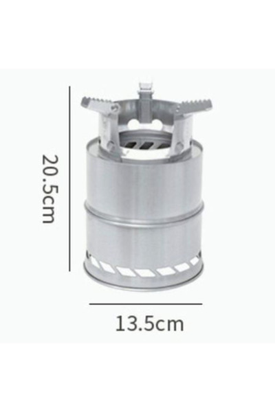 Choice S Portable Outdoor Camping Stove Wood Burning Mini Lightweight Stainle...