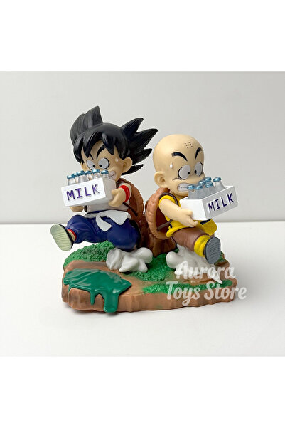 BANDAI تمثال أنمي دراغون بول بطول 13 سم/5.12 بوصة لشخصيتي كريلين وغوكو وهما ي...