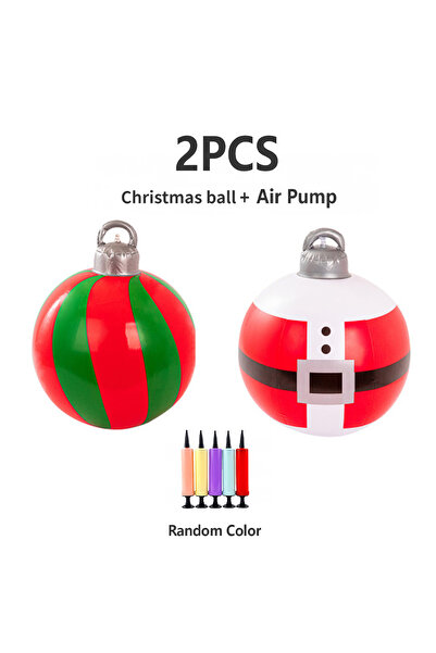 Choice قطعتان ومضخة، قطعتان من كرات الزينة القابلة للنفخ المصنوعة من مادة PVC...