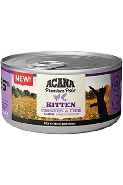 Acana Premium Pate (Ezme) Tavuklu Ve Balıklı Yavru Kedi Konservesi 85 Gr - Pe...
