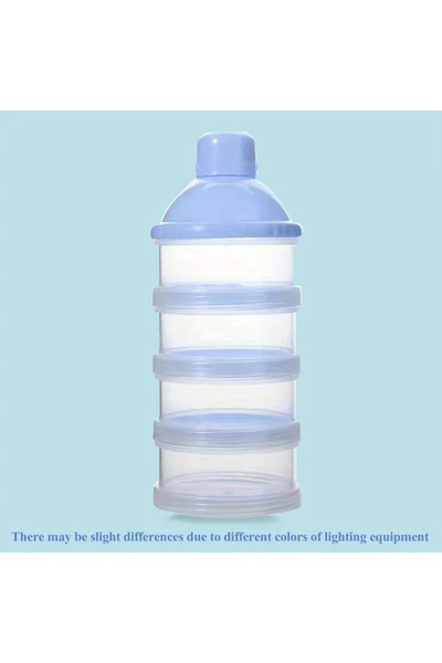 Choice Blue Baby Milk Powder Box Large Capacity Colorful Multi Layer Food Sup...
