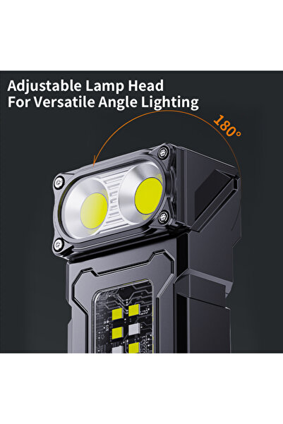 Choice DC08 WARSUN DC08 Rechargeable LED Work Light, 800Lm, 90° Rotatable, Ma...