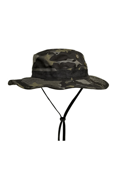 Choice قبعة بوني سوداء مموهة أمريكية عريضة الحواف، مقاس 60، للرجال والنساء، ق...