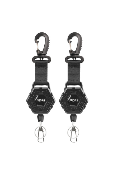 Choice قطعتان من أذرع صيد الأسماك RG5 قابلة للسحب مع سلسلة مفاتيح، مشبك تثبيت...