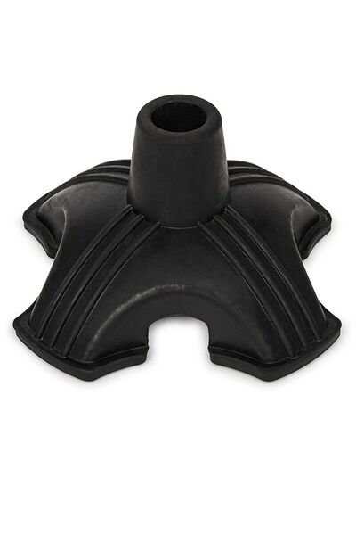 Choice طرف عصا أسود - طرف عصا مشي قائم بذاته، حامل عصا للمشي، ملحقات عصا المشي