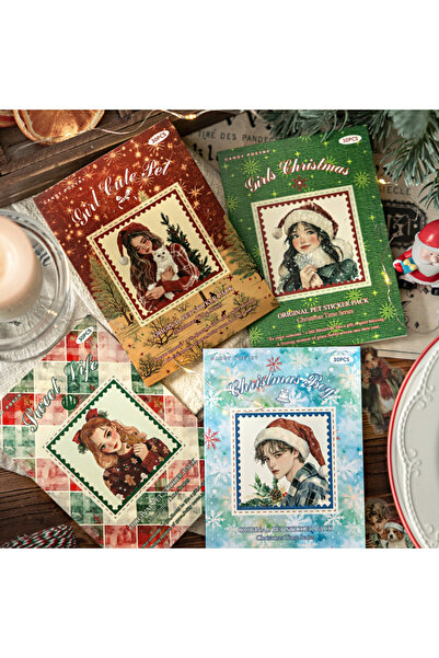 Choice S28456-A سلسلة ملصقات شخصية شابة من سلسلة عيد الميلاد من مستر بيبر، 12...