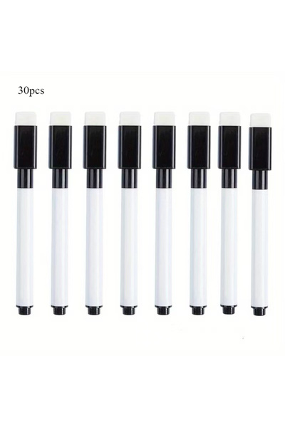 Choice 30 قلم سبورة بيضاء صغير الحجم أسود (اختياري) - 6/16/30 قلم - مناسب للك...