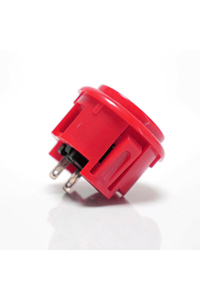 Choice Red 12PCS Arcade Push Button Copy Sanwa OBSF 30mm Arcade Cabinet Game ...