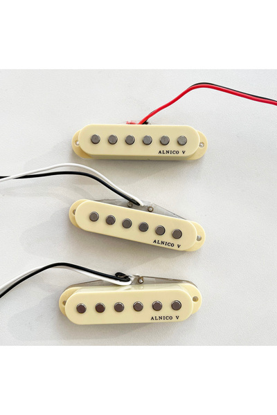 Choice 3pcs Alnico V Guitar Pickup Single Coil Humbucker Pickups Neck Middle ...