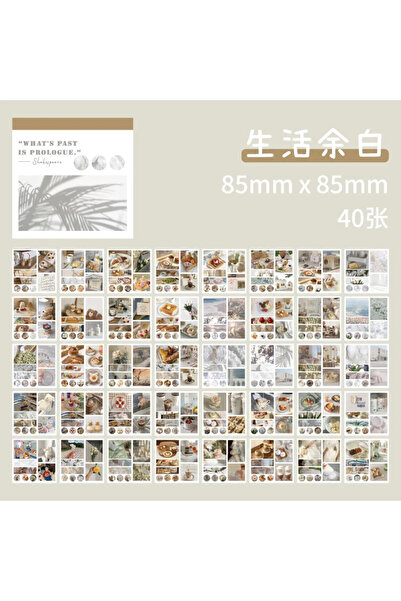 Choice5 ملصقات ديكور جمالية من إي جورنال، 40 قطعة/عبوة، لوازم سكرابوكينغ، ألب...