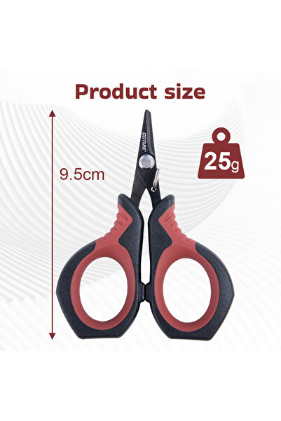 Choice مقص صيد احترافي من جوتور، شفرات مسننة، مقبض مانع للانزلاق، متعدد الاست...