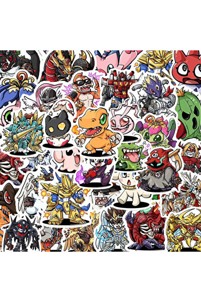 Choice1 Choice 50PCS 10/30/50pcs Cool Anime Digimon Adventure Stickers Cartoo...