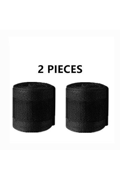 Choice black 2 Rolls 2.5M Cotton Boxing Bandage Sports Strap Sanda Gauntlets ...