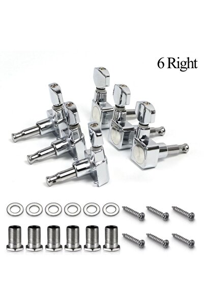 Choice 6PCS For Fender Electric Guitar Tuners Tuning Pegs Keys Machine Heads ...