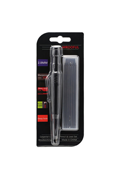 Choice مجموعة أقلام رصاص سوداء لأعمال النجارة، مناسبة لتعليم ورسم الثقوب العم...