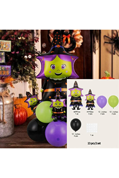 Choice مجموعة بالونات هالوين أخرى كما في الصورة D، 12/13 قطعة، بالونات لاتكس ...