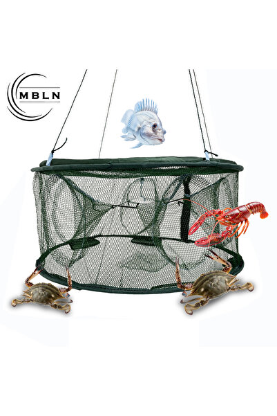 Choice مصيدة صيد قابلة للطي XL-02-50 سم - شبكة صيد الأسماك والروبيان وسرطان ا...