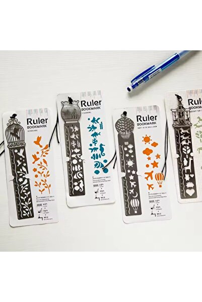 Choice 4 قطع (1-4 قطع/مجموعة) فاصل كتب معدني مجوف على شكل حصان وقفص طيور، بتص...