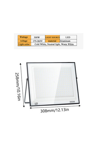 Choice Neutral Light 300W LED Spotlight Waterproof IP66 220V 20W 30W 50W 100W...