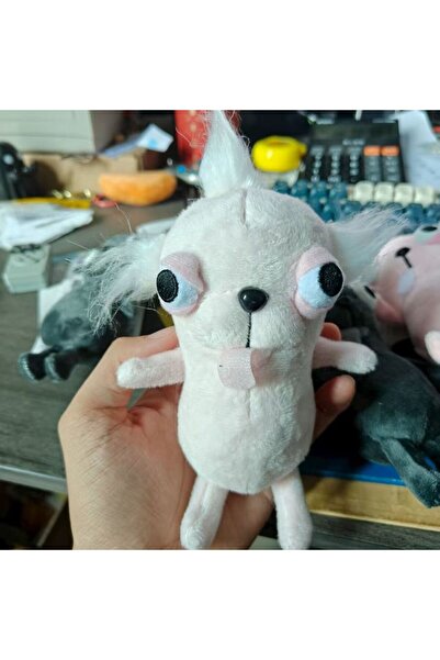 Choice قلادة قطيفة على شكل جرو شيواوا لطيف وجميل باللونين الوردي والأبيض، بتص...