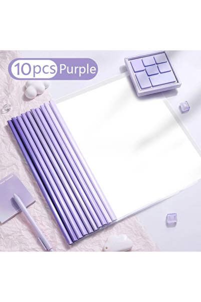 Choice Purple 10pcs Transparent File Document Thicken Draw Rod A4 Folder Test...