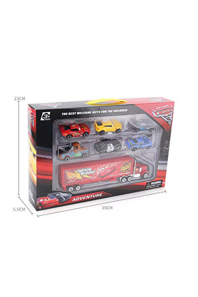 Choice مجموعة سيارات مكونة من 7 قطع مع صندوق، من إنتاج بيكسار، تضم لايتنينغ م...