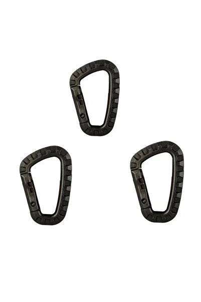 Choice 3 قطع سوداء، 1/2/3/4/5 قطع، مشبك كارابين تكتيكي، مشبك كارابين بلاستيكي...