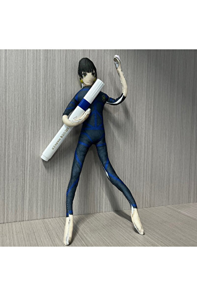 Choice ألعاب قطيفة زرقاء اللون من طراز C، زينة جانبية مستوحاة من الأنمي، إطار...