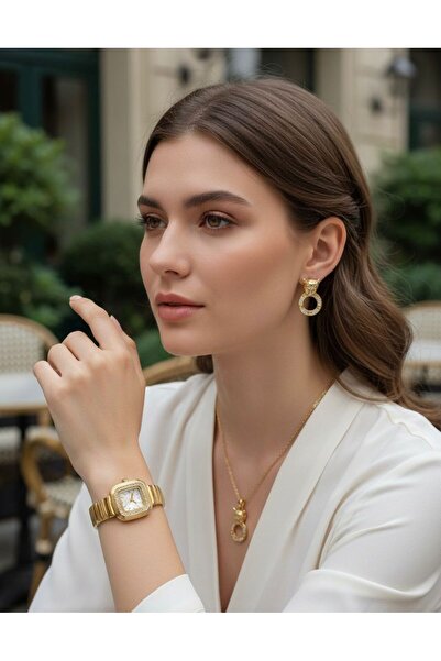 Ard Al Murooj ساعة نسائية فاخرة مع سلسال