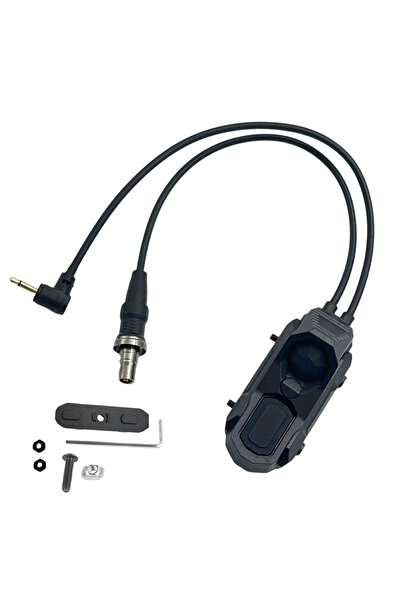 Choice مصباح يدوي جديد أسود اللون من نوع AXON Tactical، مزود بمفتاح ضغط ثنائي...