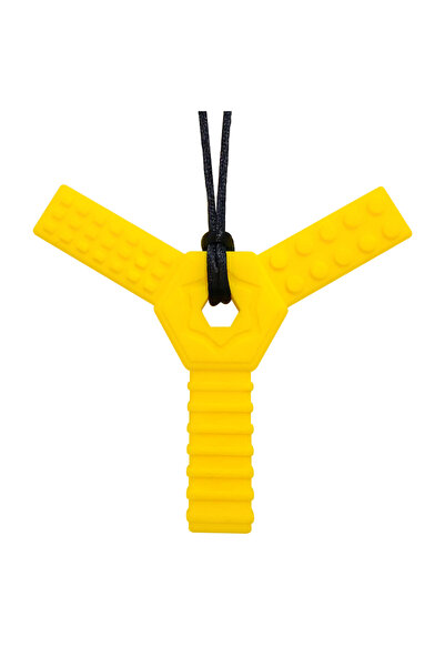 Choice قطعة واحدة من عضاضة سيليكون للأطفال، قلادة مضغ حسية، لعبة فموية حركية،...