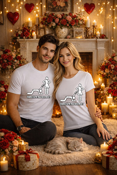 MVRDAR Tricou unisex pentru cupluri, Valentine's Day, Craciun, aniversari si ...