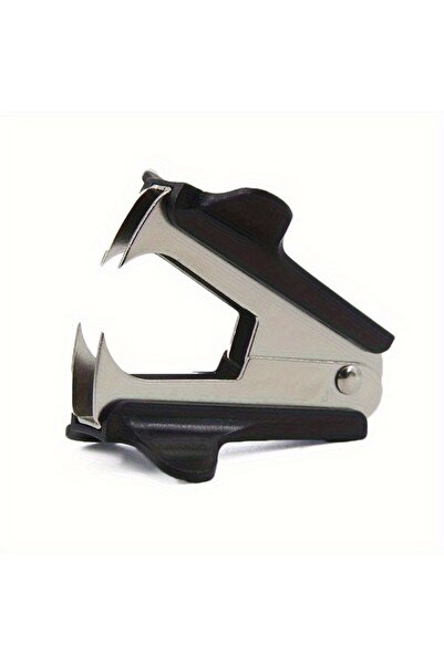 Choice دباسة حديدية سوداء صغيرة الحجم شديدة التحمل مع مزيل للدبابيس - أداة تد...