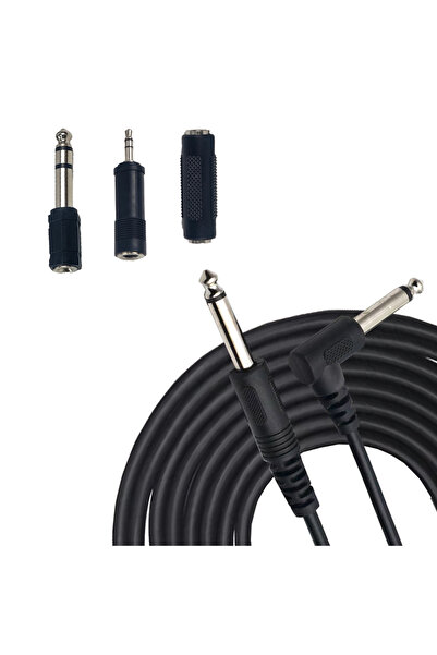 Choice Miwayer Guitar Audio Cable 3m Connecting Cable 6.35 3.5mm Plugs Stereo...