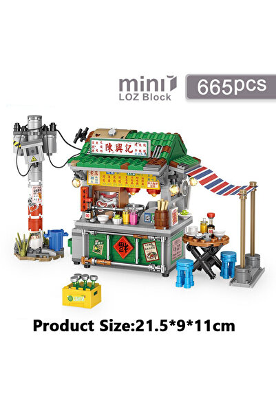 Choice Opp bag Mini City Street View Architectural Landscape Model Building B...